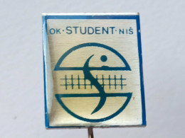 BADGE Z-95-1 - VOLLEYBALL, VOLLEY-BALL CLUB STUDENT NIS, SERBIA - Volleybal