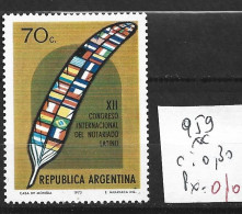 ARGENTINE 959 ** Côte 0.30 € - Nuevos