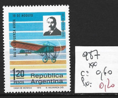 ARGENTINE 987 ** Côte 0.60 € - Unused Stamps