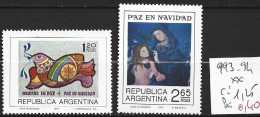 ARGENTINE 993-94 ** Côte 1.25 € - Nuovi