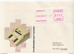 Postal History Cover: France With Automatic Stamp, Cover From 13.03.1981 - 1981-84 Types « LS » & « LSA » (prototypes)