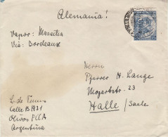 ARGENTINA 1937  LETTER SENT FROM BUENOS AIRES TO HALLE - Covers & Documents