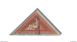 1853 CAPE OF GOOD HOPE, Stanley Gibbons N. 1, 1d. Pale Brick Red - USED - Ottimi Margini - Sonstige & Ohne Zuordnung