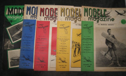 5 Revues Modèle Magazine (aéromodélisme) 1953-1954 - Avión