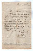 VP22.545 - 1871 - Lettre De M. William HUBER, Militaire, Lieutenant - Colonel Du Génie à GENEVE ( Suisse ) - Documenten