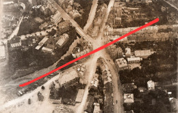 Foto AK Döbeln Bahnhofstraße Burgstraße Albertstraße Franz Mehring Straße Am Steigerhaus Luftbild Fliegeraufnahme - Doebeln