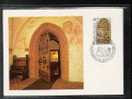 FINLANDE CARTE MAXIMUM  YVERT 885 PORTE DE L ARSENAL EGLISE  DE HOLLOLA - Maximum Cards & Covers