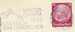 Bt43: GARMICHENPARTENKIRCHEN WINTER OLYMPIA 1936 - Invierno 1936: Garmisch-Partenkirchen