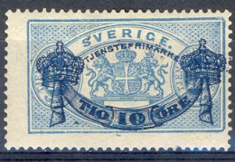 Fv1139: SVERIGE:Y.&T.N° S13 - Dienstzegels