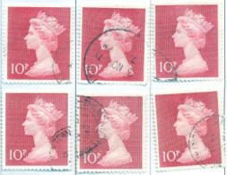 QE979: Used Stamps: SG: 12x 829 - Andere & Zonder Classificatie