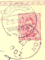 Zz946: Duits Brugstempel: BORGWORM // WAREMME 21.12.19 >>> BORGLOON // LOOZ - Foruna (1919)