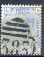 Xd643:GB  : Y.&T.N°62  Plate 23   -  N___L - Used Stamps