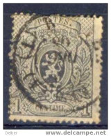 Xb4: N°23A Dubbelring Stempel: VERVIERS(A) 1 - 1866-1867 Piccolo Leone