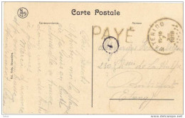 _R952: Prentkaart : PAYE-stempel WATERLOO 7 XIII 1918 - Noodstempels (1919)