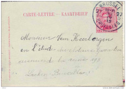 Zz311: 10ct ALBERT : 27* BRUSSEL 27* BRUXELLES > LAEKEN - Fortune (1919)