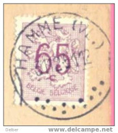 Zz336: 65ct : HAMME (VL.) - 1951-1975 León Heráldico