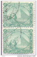 Ge945: Y.&T.N° 30 In Paar - 1866-1914 Khedivato De Egipto