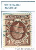 Aa905: Watermark Inverted: THREE HALF PENCE: SG: N° Wi441 - Used Stamps