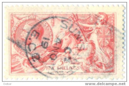 Aa940: Bradbury Wilkinson & C° 22,75mm : 5/ - Used Stamps