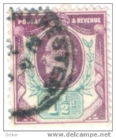 Aa955: EDWARD VII: 1½d - Used Stamps