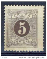 Zw911 : Facit N° L13 :  Mint - No Gum: Perf. 13 - Postage Due