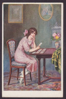 CPA Jeu De Cartes Cartomancie Illustrateur Kaskeline Non Circulé Vienne WSSB 6391 - Playing Cards