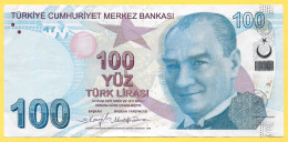 Turkey 100 Lira 2022 P226 XF-AUNC - Turkey