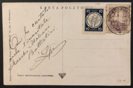 1924~, Illustrated PC Pmk Warsaw, ?circulated?, Scott 231 & Blue Label - Storia Postale