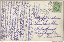 _Q677 : N° 137: GENK ( Duitsbrugstempel Met 3Belgien" Geschrapt >>> LICHTERVELDE: Noodstempel - Foruna (1919)