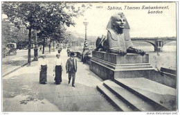 _P630: 58475  Sphinx, Thames Embankment, LONDON - River Thames