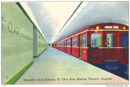 _P125: CANADA's First Subway, St Clair Ave.Station, Toronto, Canada - Toronto