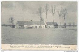 _P200: De Overstromingen Te Hamme - Maart 906 Eene Hoeve Te Midden Van Het Veld.... - Hamme