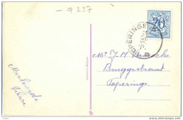 _Q237: Fantasiekaart Met N° 841: B POPERINGE B - 1951-1975 Heraldieke Leeuw