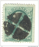 Qx710: 3 Cents : WASHINGTON >> Cancell - Used Stamps