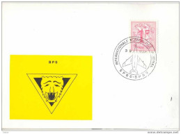 _R923: Souvenierkaart: BPS : N° 1027B: INTERNATIONALE.-MEETING -INTERNATIONAL. 3.9.1987 S.P.B.6-4090-B.P.S.6 - Army