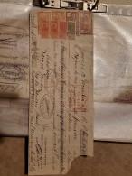 Bankscheck 1928 Mit Marken Aus Der Schweiz Und Brasilien - Cheques & Traveler's Cheques