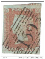 _A658: Penny Red : Imperf. SG#8-12 :  D__J - Used Stamps