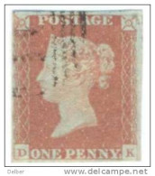 _A654: Penny Red : Imperf. SG#8-12 :  D__K - Used Stamps