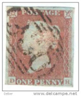 _A660: Penny Red : Imperf. SG#8-12 :  D__H - Used Stamps