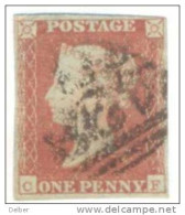 _A693: Penny Red : Imperf. SG#8-12 :  C__E - Gebruikt