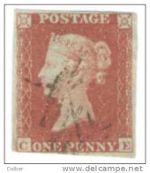 _A696: Penny Red : Imperf. SG#8-12 :  C__E - Gebruikt