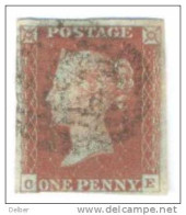 _A700: Penny Red : Imperf. SG#8-12 :  C__E - Used Stamps