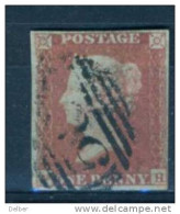 Ua536: ONE PENNY RED - Imperf. - 4 Margins : F__H - Usados