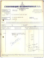 _K960:  L'OXHYDRIQUE INTERNATIONALE S.A. BRUXELLES 1952 - Autres & Non Classés