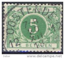 Tq733: N°TX12: [°]: G15: Postagentschap Als Noodstempel: 12* OOSTENDE 12* 7-8 20 XII 18 : Sterstempel - Noodstempels (1919)