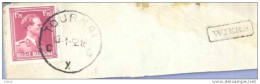 Ft-919: N° 832 : [°]: TOURNAI CXC + Lijnnaamstempel:  WIERS - 1936-1957 Collar Abierto