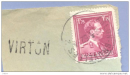 Ft-920: N° 832 : [°]: ARLON-BRUXELLES 2  [ambulant Kantoor ] + Lijnnaamstempel: VIRTON - 1936-1957 Collar Abierto