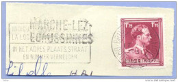 Ft-952: N° 832 : [°]: BRUXELLES(MIDI) BRUSSEL(ZUID) + Lijnnaamstempel: MARCHE-LEZ-ECAUSINNES - 1936-1957 Offener Kragen