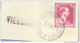 Ft-963: N° 832 : [°]: Ambulante Stempel: HERBESTHAL-BRUXELLES(BRUSSEL) -4-1 [] 52+ Lijnnaamstempel: VIELSALM - 1936-1957 Col Ouvert