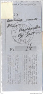 _S889: Ontvangbriefje : *PROVEN* 11-12 24 XI.1913 ... Sterstempel - Postkantoorfolders